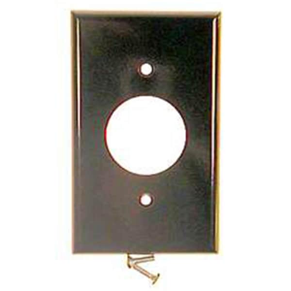 Ezgeneration Ivory Single Gang Single Receptacle Wallplate EZ648653 - main